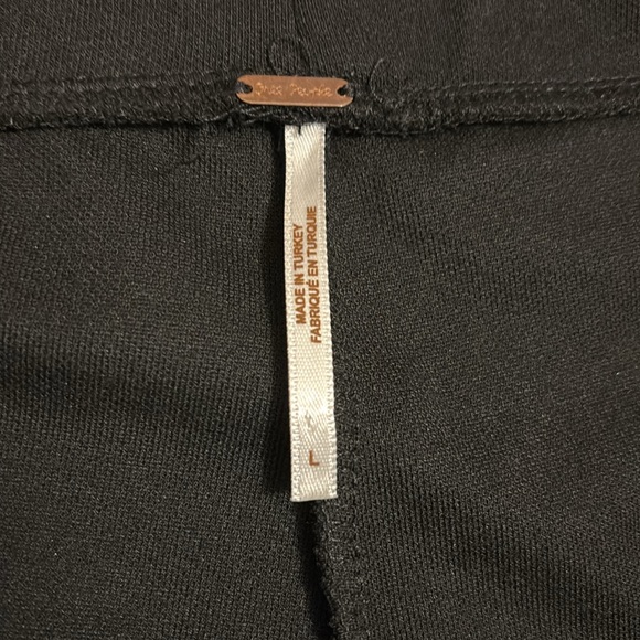 Free People High-Waisted Wide Leg Pants Sz Large - Picture 6 of 11